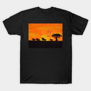 Irrelephant Sunset T-Shirt